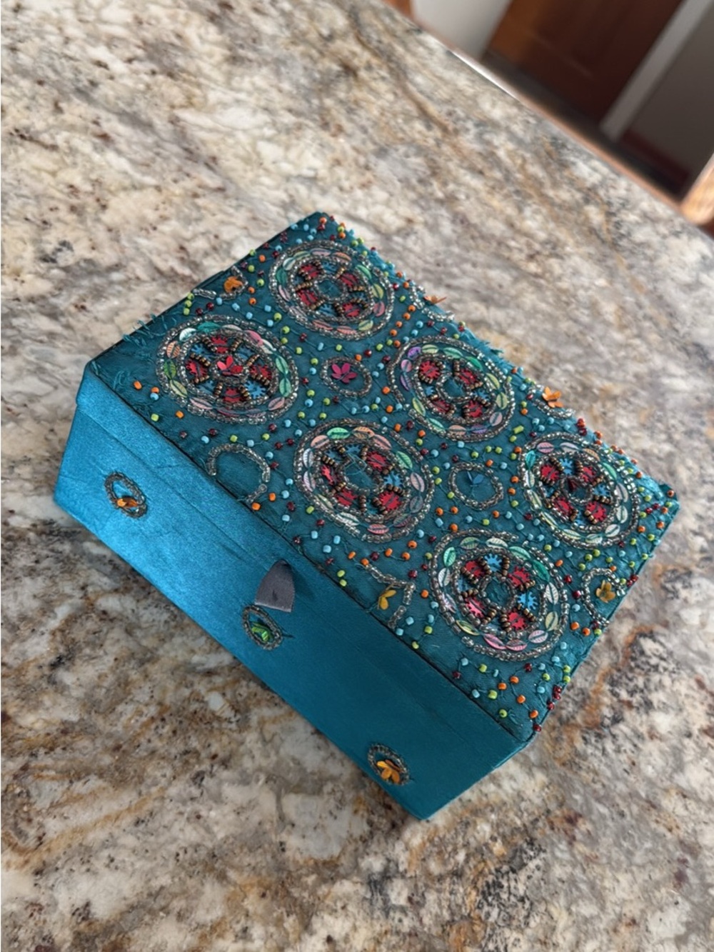 Beaded Jewelry Box